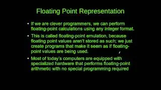 Floating Point Representation -IEEE 754 single percision  32 bit model  & Double precision