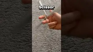 Butterfly knife trick - scissor #balisong #butterflyknife #shorts #knifetricks #fidget #fyp