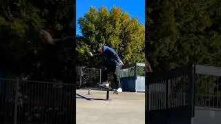 Learning to frontside Smith grind #skateboarding #adultskateboarding
