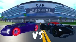 Car Crushers 2: Lamborghini Terzo Melenio vs Aston Martin Valryie