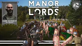 LA PRIMERA BATALLA #2 🏰 MANOR LORDS ⚔️ Gameplay Español