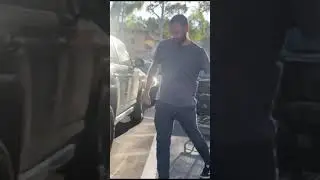 Man seen tearing down posters showing Israeli kidnapping victims in California
