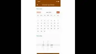 Appointment Scheduler I React Native ♥️