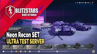 📝 Neon Recon SET 🚀Ultra Test | World of tanks Blitz