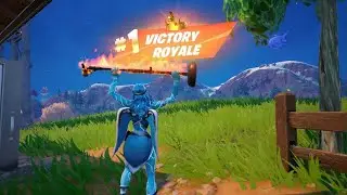 *NEW* FEMALE SNOWHEART SKIN IN FORTNITE PS5 + A VICTORY ROYALE WIN! (SOLO)