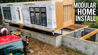 How are Modular Homes Installed on a Foundation?