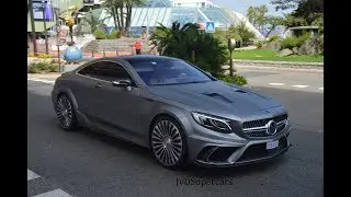 1000HP Mansory S63 AMG Coupe in Monaco! BRUTAL SOUNDS!