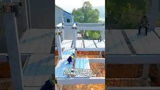 Modular construction builds a house in three days #shortsviral #shortsfeed #shortsvideo #shorts