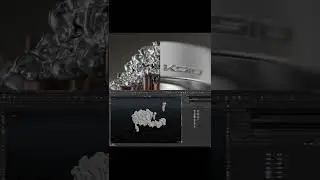 Motion design process in Houdini and Cinema4d #smoke #cinema4d #design #blender #interiordesign