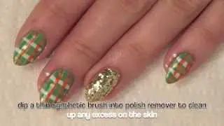 St. Patricks day - nail art tutorial #2