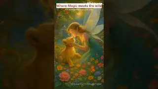 Fairy #cute #lioncub #trending #magic #wild #magicalgarden #love #shorts #@LearnwithSimmiTutor⁩