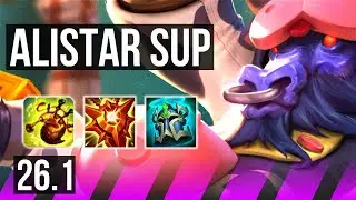 ALISTAR & Samira vs PYKE & Ezreal (SUP) | NA Grandmaster | 26.1