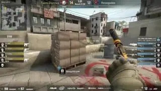 CS:GO - RUBINO Amazing 1 vs 3 Clutch vs Renegades @ ESL One Cologne 2016 Qualifier