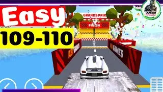 Car stunt 3d extreme City GT racing game || Easy mode level 109 - 110 || Gameplay #Dusty_Terminator