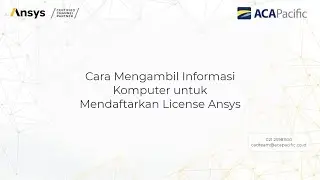 Cara Mendapatkan License Server Information Ansys
