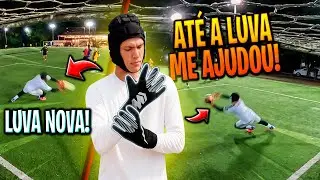 NÃO ACREDITEI QUE ESSA LUVA FEZ ISSO! (Goleiro Amador no Society)