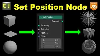 Set Position node can control each point! - Blender 4.2 Geometry node Tutorial