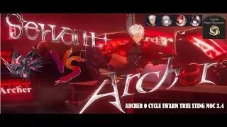Archer 0 cycle vs Swarm:True Sting Moc 3.4