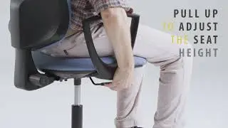 How a task office chair mechanism works | CONTATTO PERMANENTE by Leyform