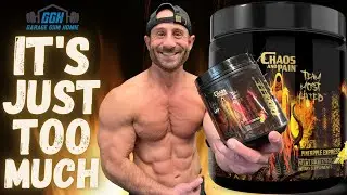 MOST INSANE LABEL EVER! 😱 Chaos and Pain Cannibal Ferox AMPED Pre-Workout Review