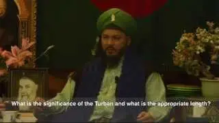 Q&A: What is the significance of the Turban and what is the appropriate length?