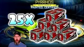 Opening 25 of the New FEROCITY Crates in Rocket League!