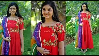 latest floor length dress collection2