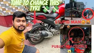 Crazy public reactions😱✌️| Stupid man🤬😡| Time to change this Tyre💰💸