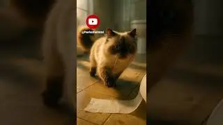 Why Cats Run After Pooping 🐱💨 Wild Instincts! #PoopZoomies #CatInstincts #WhyCatsRun