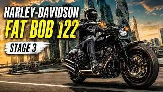 HARLEY-DAVIDSON FAT BOB 122 STAGE 3 — WHEN IT'S ALL GROWN UP! | PROMOTO TEST
