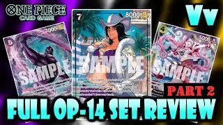 One Piece TCG: Full OP14 Set Review - The Azure Sea's Seven (Part 2- Purple, Black, and Yellow)