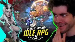 My first look at Eternal Evolution! An EPIC mobile sci-fi idle RPG! #ad