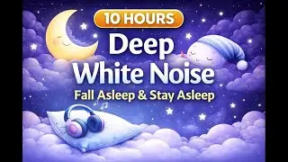 10 Hours of Deep White Noise | Sleep Better, Stay Asleep All Night