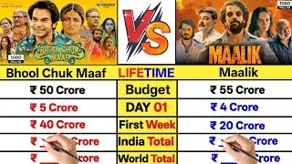 Bhool Chuk Maaf Movie vs Maalik Movie Lifetime Worldwide Total Box Office Collection Comparison।।