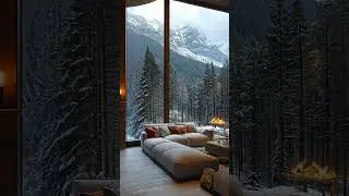 #relax #fireplace #snow #cozy #home