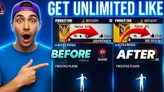 Get Unlimited Likes In Free Fire 😲 100% Working Trick | Free fire Mein like Kaise badhaen