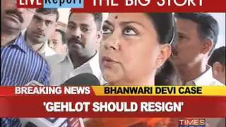 BJP demands Gehlot's resignation