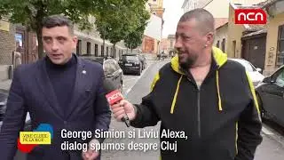 George Simion si Liviu Alexa, dialog spumos despre Cluj