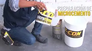 APLICACION DE MICROCEMENTO PARA PARED T CON