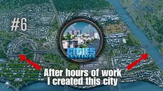 City after hours of work. 🔔 Mail, Parks & High-Rises | Cities Skylines #6