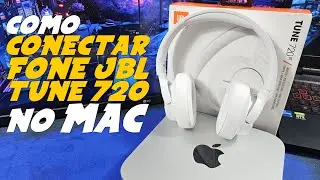 Como CONECTAR FONE JBL TUNE 720BT no MACBOOK, MAC MINI, iMAC...