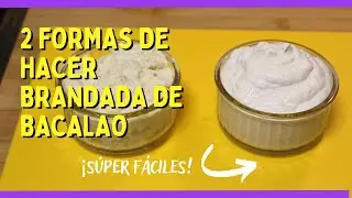 Brandada de Bacalao TRADICIONAL 👉 SIN Leche y SIN Patata ✅ S&Uacute;PER F&Aacute;CIL