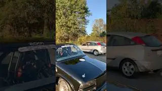 Ford pushing a Chevy #racecars #racing #race #ford #focus #chevy #s10