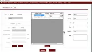 Adding Goods Sales Details in Optical Store Manager Software Hindi
