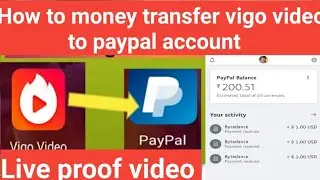 vigo video money transfer from PayPal account