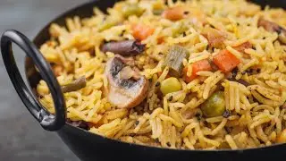 बिरयानी बनाने का इससे आसान तरीका नहीं हो सकता Mushroom Biryani @atharvarecipes 