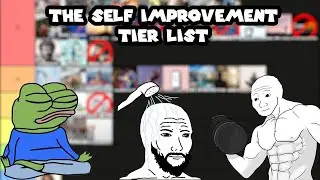 The Ultimate Self Improvement Tier List