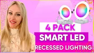 Smart LED Recessed Lighting Setup &ndash; Ultra-Thin WiFi Downlights with Alexa & Google!
