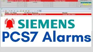 Конфигурация сигнализации SIEMENS PCS7