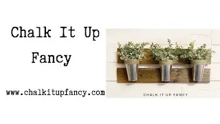 DIY Farmhouse Wall Hanging with metal vase/basket 1/10/2020